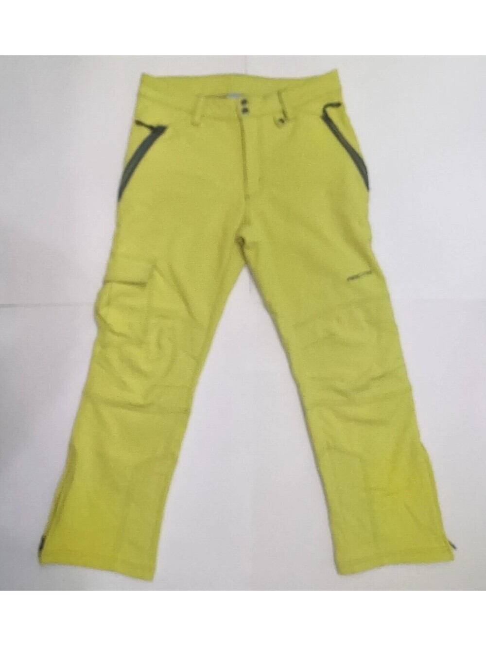 Arctix Mens Cargo Snow Pants 8K Neon Yellow Size Medium (32-34) 32 length